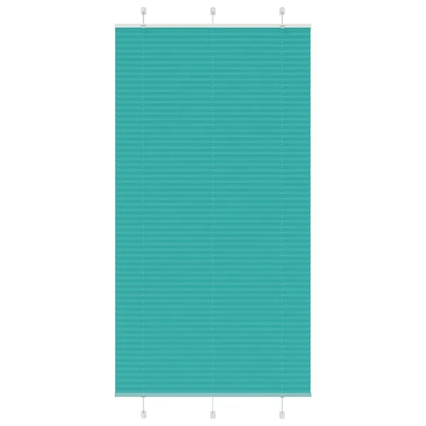 Store plissé vert pétrole 110x200cm largeur du tissu 109,4cm