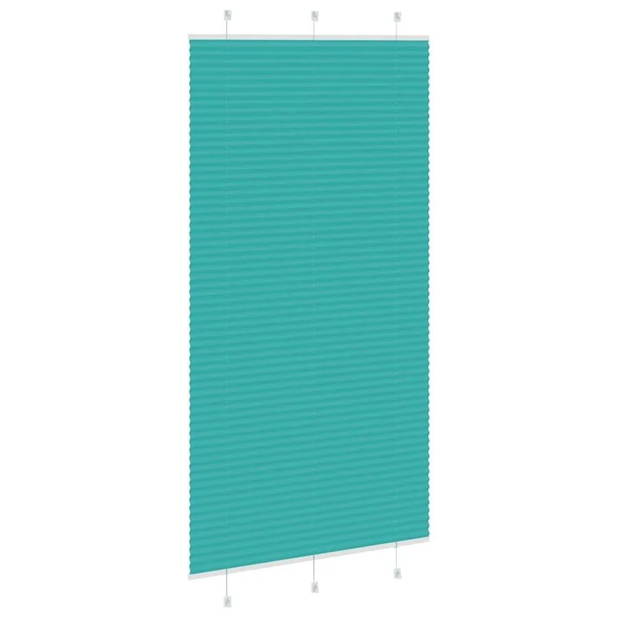 Store plissé vert pétrole 110x200cm largeur du tissu 109,4cm - 4