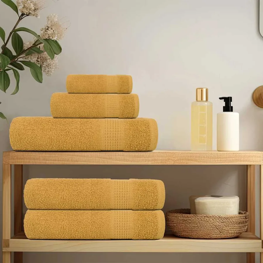 Serviettes FROGN 4 pcs doré 100x200 cm 360 g/m² - 3