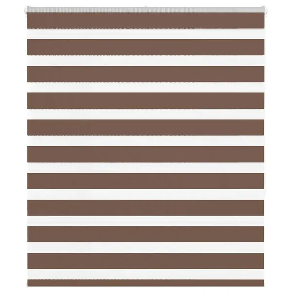 Store zèbre marron 120x150cm largeur du tissu 115,9cm polyester