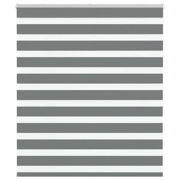 Store zèbre gris foncé largeur du tissu 115,9 cm polyester