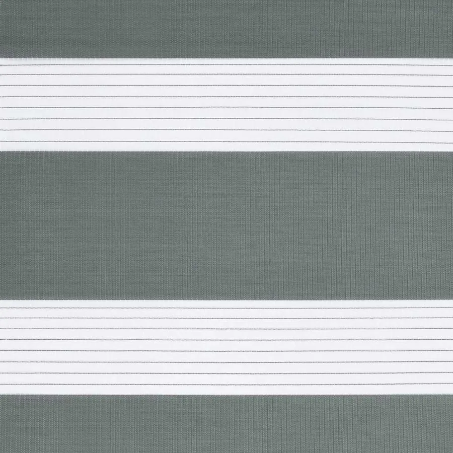 Store zèbre gris foncé largeur du tissu 150,9 cm polyester - 15
