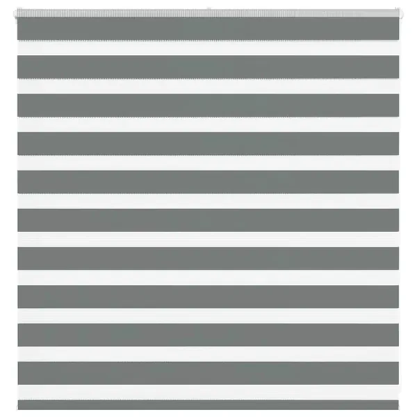 Store zèbre gris foncé largeur du tissu 140,9 cm polyester