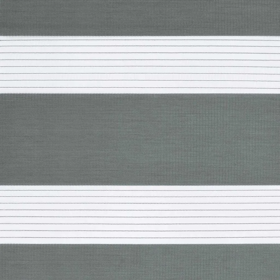Store zèbre gris foncé largeur du tissu 140,9 cm polyester - 15
