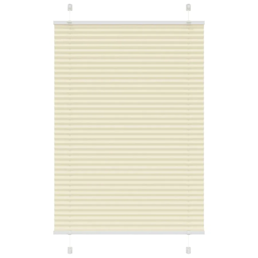 Store plissé crème 90x150 cm largeur du tissu 89,4 cm polyester