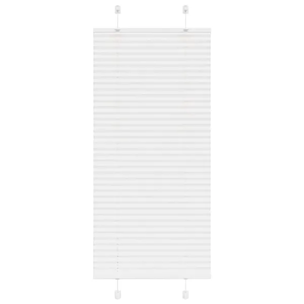 Store plissé blanc 55x100 cm largeur du tissu 54,4 cm polyester