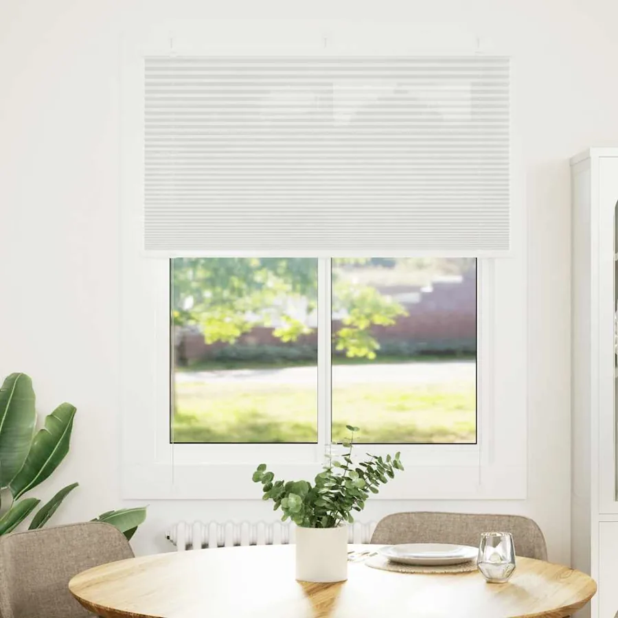 Store plissé gris clair 110x100cm largeur du tissu 109,4cm - 2