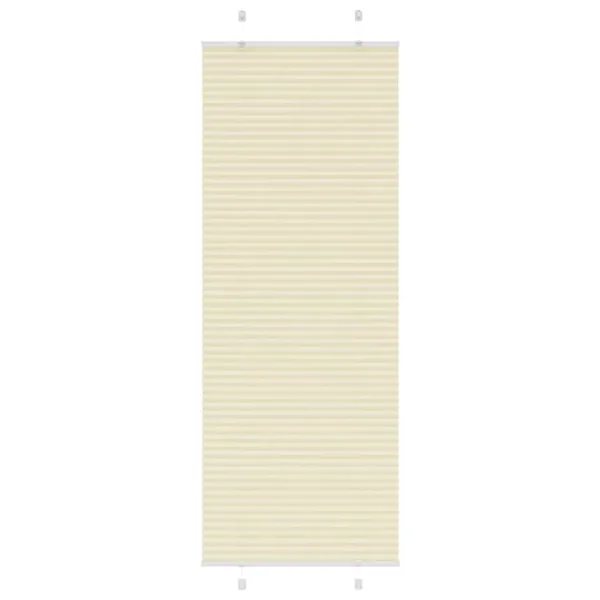Store plissé crème 70x200 cm largeur du tissu 69,4 cm polyester