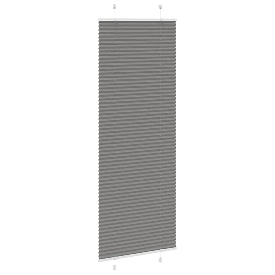 Store plissé anthracite 75x200 cm largeur du tissu 74,4 cm - 3