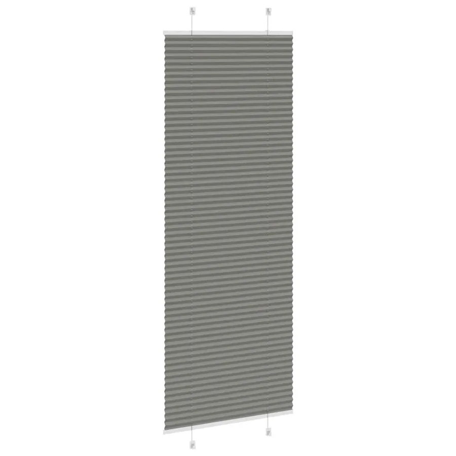 Store plissé anthracite 75x200 cm largeur du tissu 74,4 cm - 4