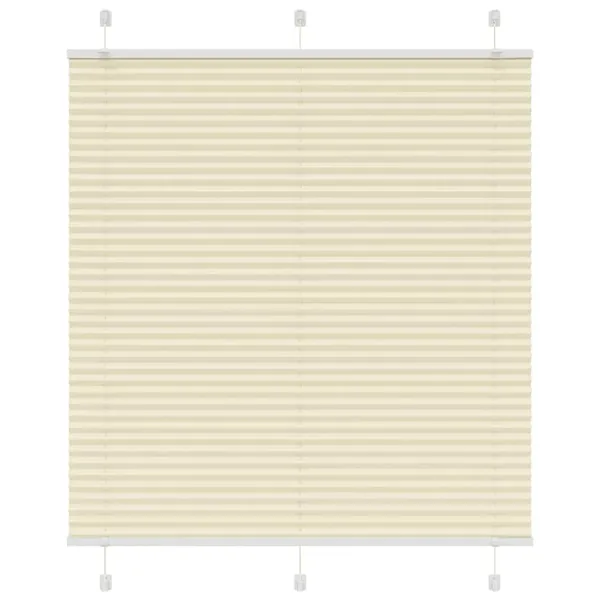 Store plissé crème 115x100cm largeur du tissu 114,4cm polyester