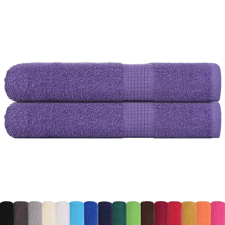 Serviettes FROGN 2 pcs violet 100x200 cm 360 g/m² - 2