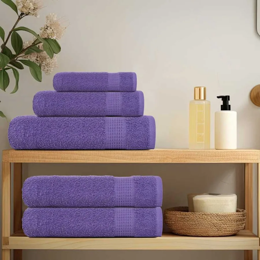 Serviettes FROGN 2 pcs violet 100x200 cm 360 g/m² - 3