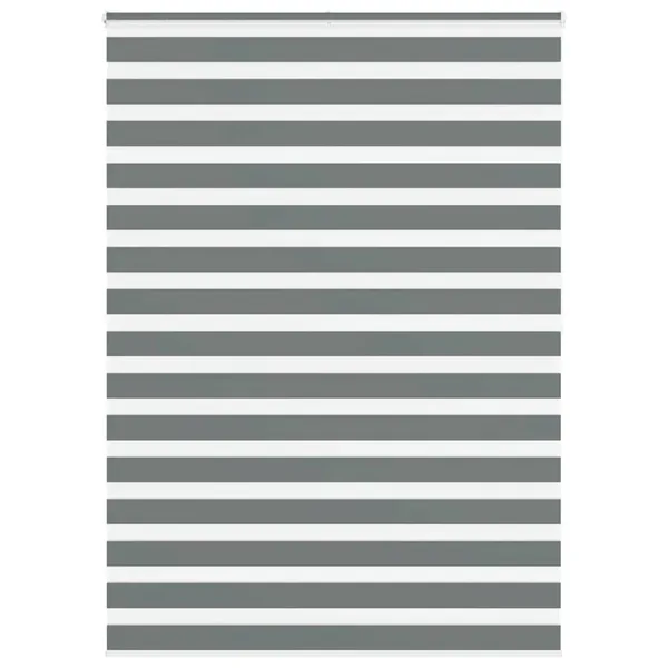 Store zèbre gris foncé largeur du tissu 150,9 cm polyester