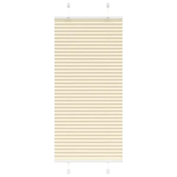 Store plissé crème 65x150 cm largeur du tissu 64,4 cm polyester