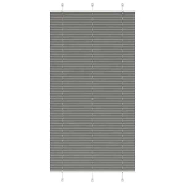 Store plissé anthracite 105x200 cm largeur du tissu 104,4 cm