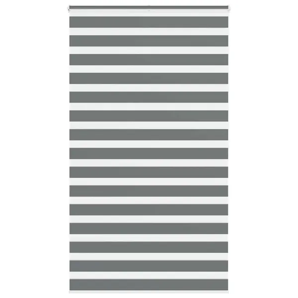 Store zèbre gris foncé largeur du tissu 125,9 cm polyester