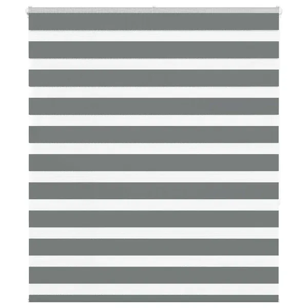 Store zèbre gris foncé largeur du tissu 125,9 cm polyester