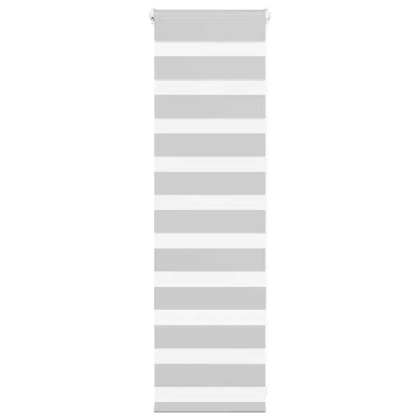 Store zèbre gris clair largeur du tissu 45,9 cm polyester