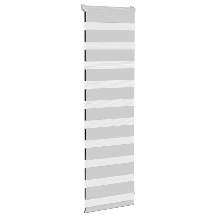 Store zèbre gris clair largeur du tissu 45,9 cm polyester - 3