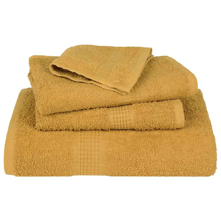 Serviettes de bain FROGN 2 pcs doré 100x150 cm 360 g/m² - 4