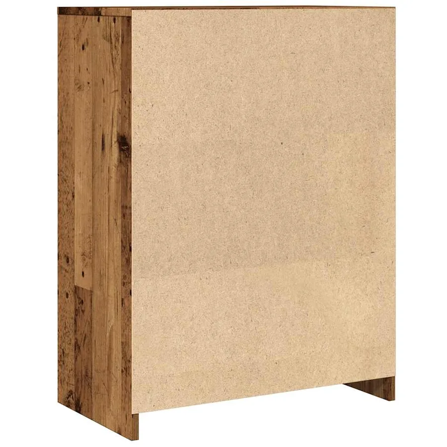 Armoire de salle de bain vieux bois 60x33x80 cm bois ingénierie - 6