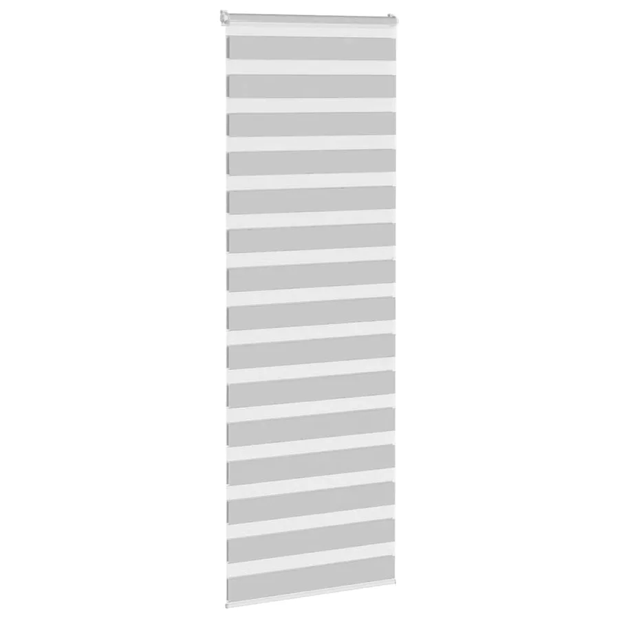 Store zèbre gris clair largeur du tissu 70,9 cm polyester - 3