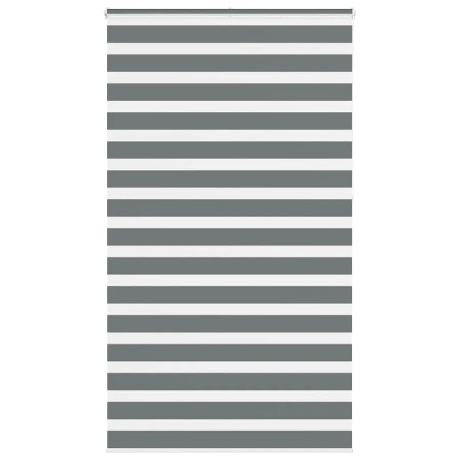 Store zèbre gris foncé largeur du tissu 125,9 cm polyester