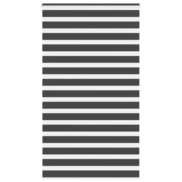 Store zèbre noir 125x230 cm largeur du tissu 120,9 cm polyester