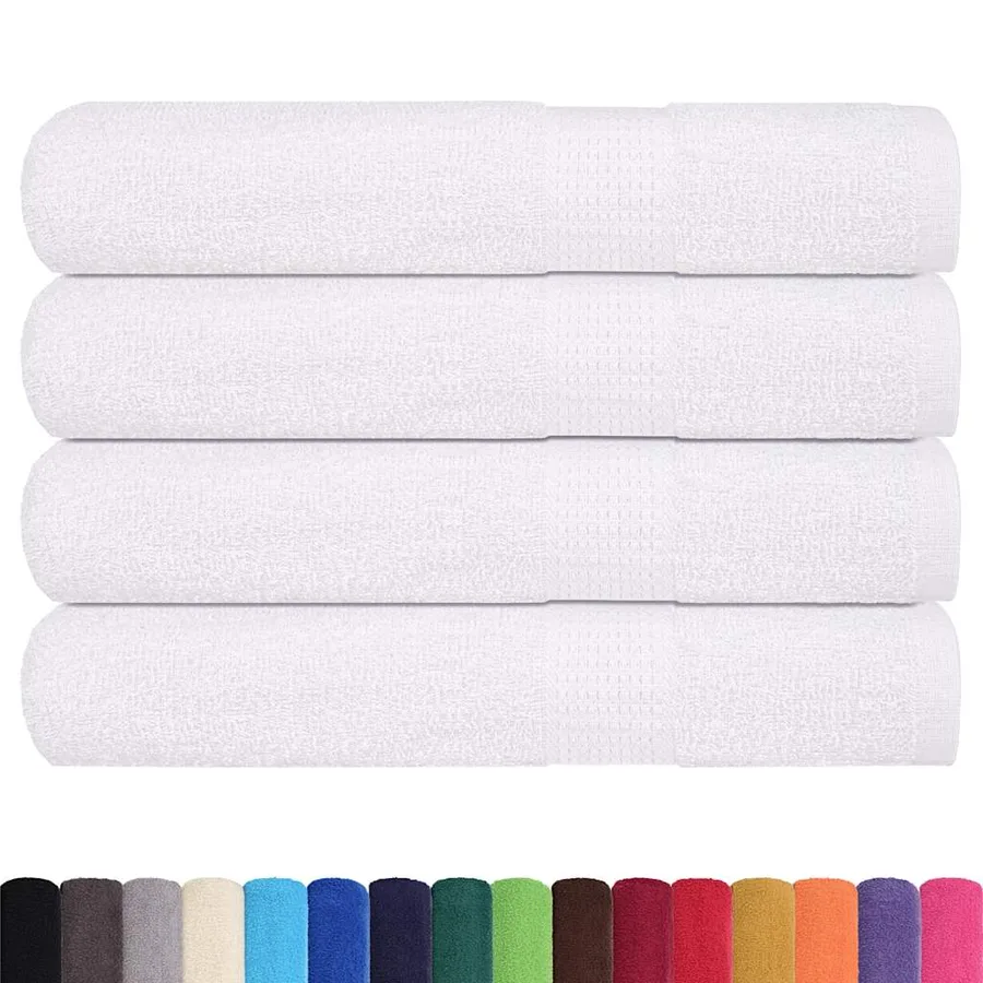 Serviettes FROGN 4 pcs blanc 100x200 cm 360 g/m² - 2