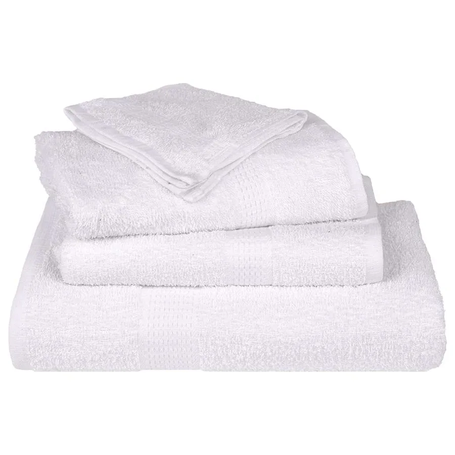 Serviettes FROGN 4 pcs blanc 100x200 cm 360 g/m² - 4