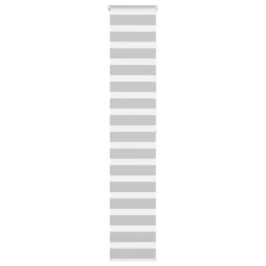 Store zèbre gris clair largeur du tissu 40,9 cm polyester