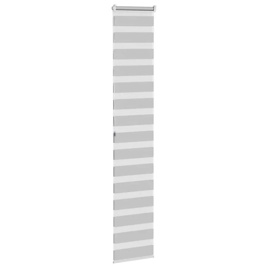 Store zèbre gris clair largeur du tissu 40,9 cm polyester - 4