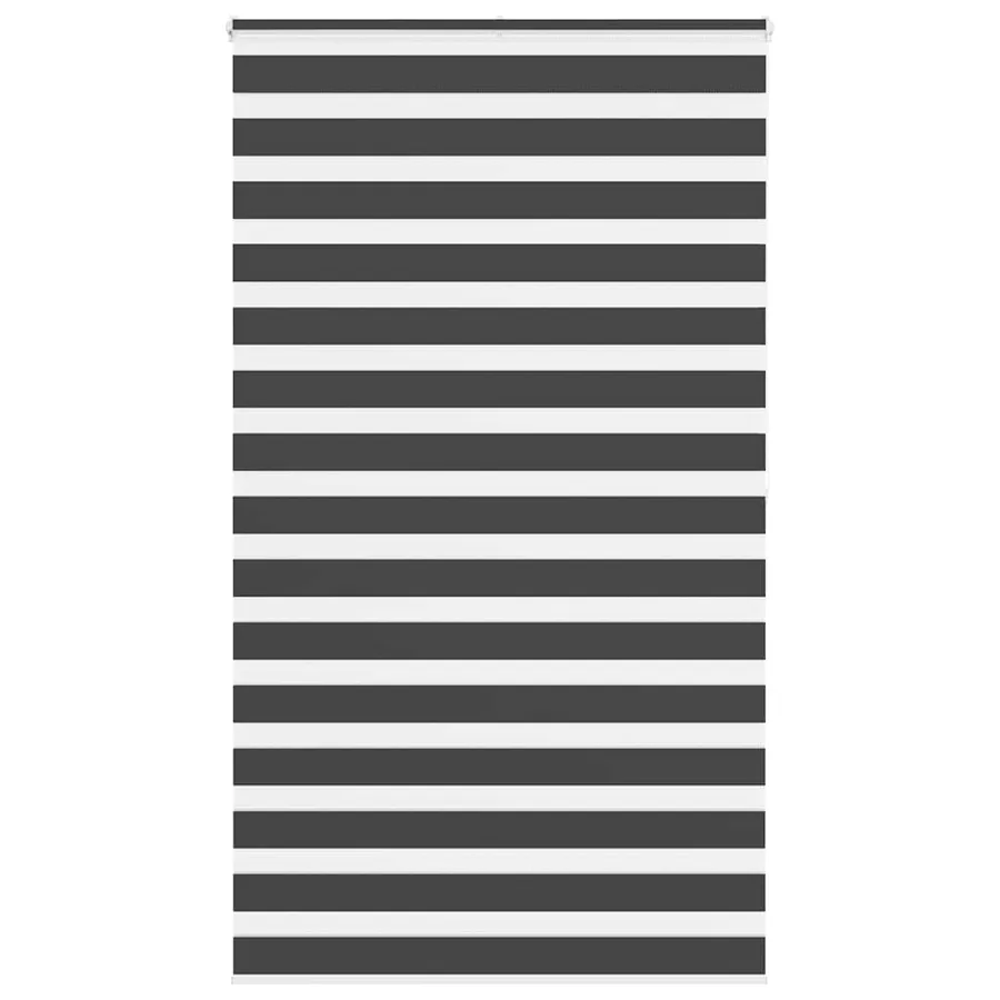 Store zèbre noir 120x200 cm largeur du tissu 115,9 cm polyester