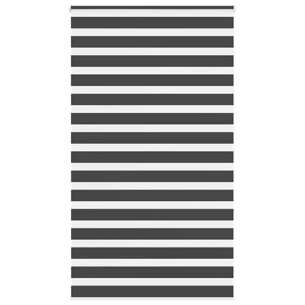 Store zèbre noir 120x200 cm largeur du tissu 115,9 cm polyester