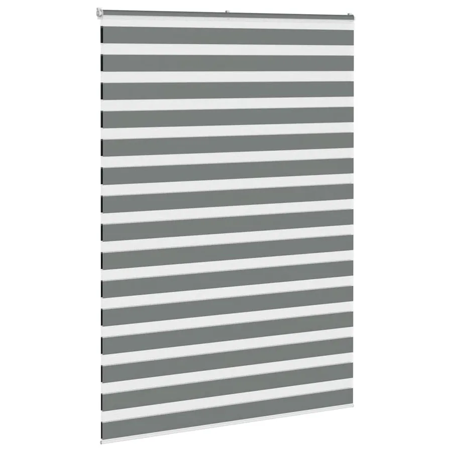 Store zèbre gris foncé largeur du tissu 150,9 cm polyester - 3