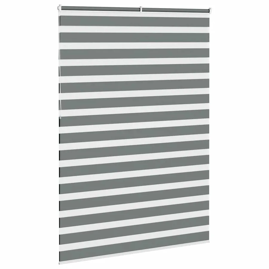 Store zèbre gris foncé largeur du tissu 150,9 cm polyester - 4