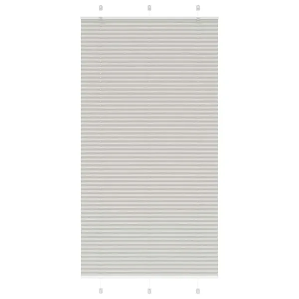 Store plissé gris clair 110x200cm largeur du tissu 109,4cm