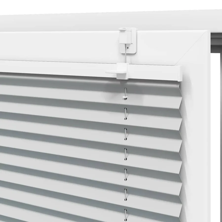 Store plissé gris clair 110x200cm largeur du tissu 109,4cm - 9