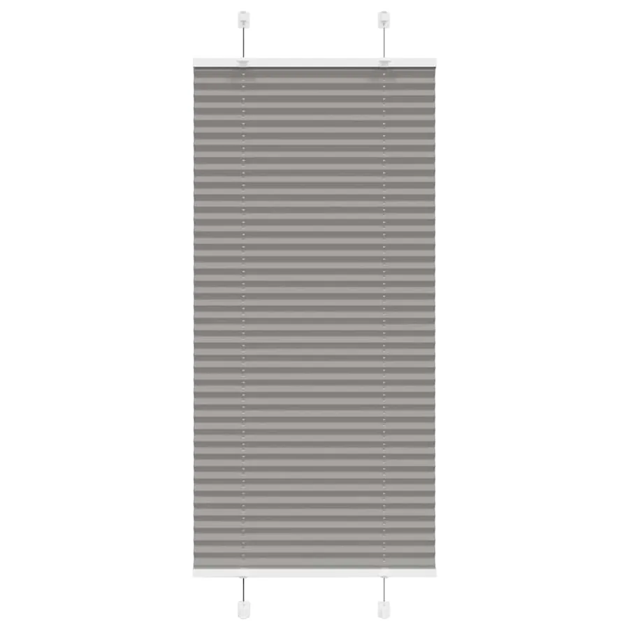 Store plissé anthracite 55x150 cm largeur du tissu 54,4 cm