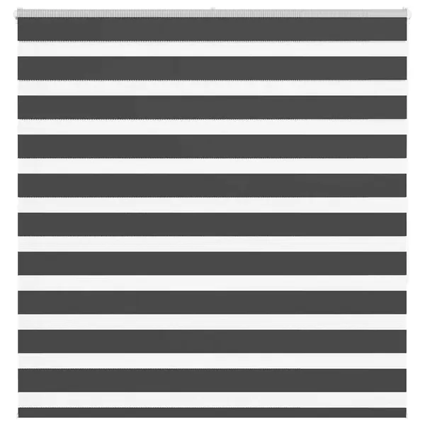 Store zèbre noir 145x150 cm largeur du tissu 140,9 cm polyester
