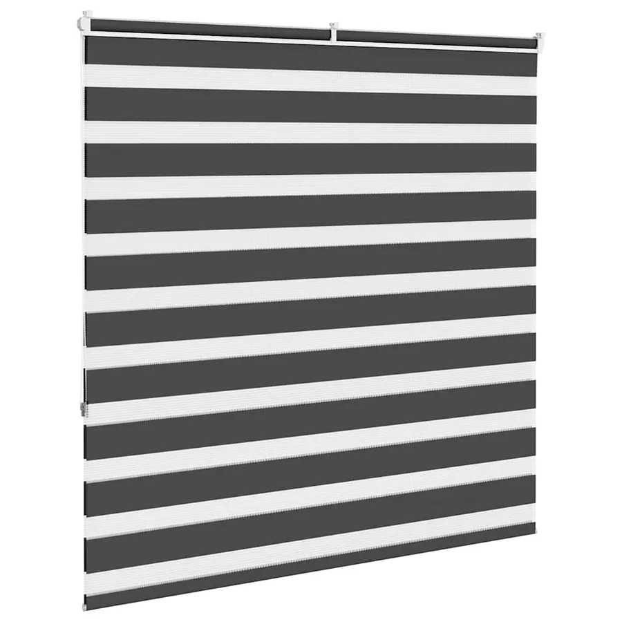 Store zèbre noir 145x150 cm largeur du tissu 140,9 cm polyester - 4