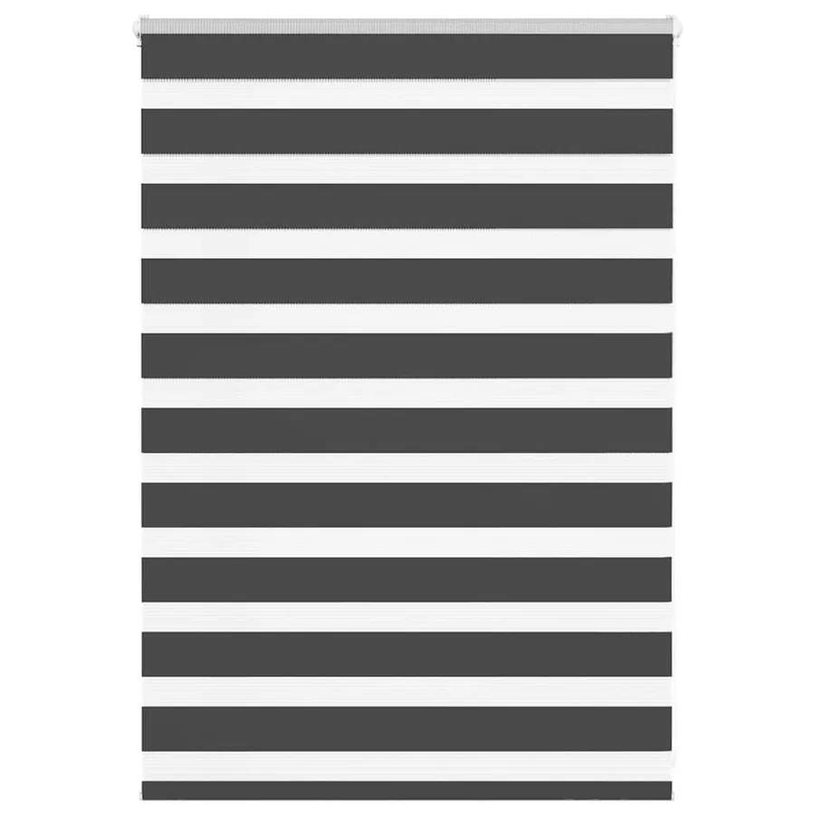 Store zèbre noir 105x100 cm largeur du tissu 100,9 cm polyester