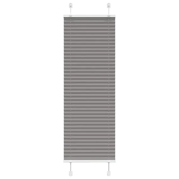 Store plissé anthracite 45x150 cm largeur du tissu 44,4 cm