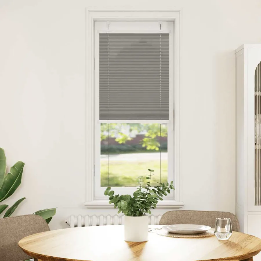 Store plissé anthracite 45x150 cm largeur du tissu 44,4 cm - 2