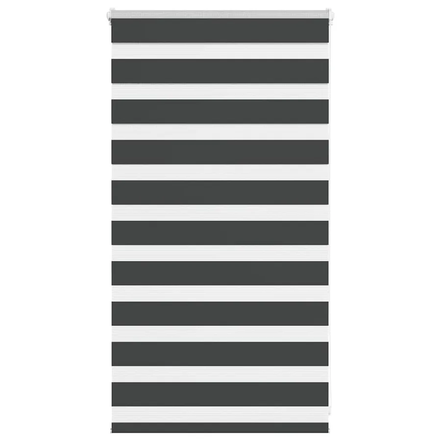 Store zèbre noir 85x100 cm largeur du tissu 80,9 cm polyester
