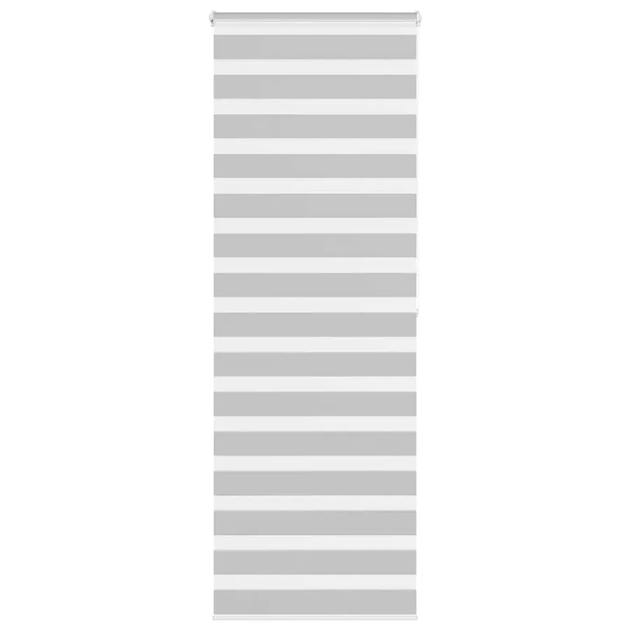 Store zèbre gris clair largeur du tissu 80,9 cm polyester