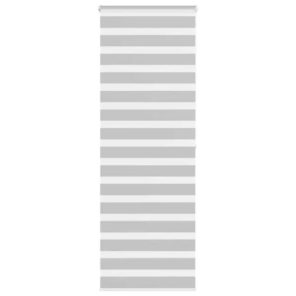 Store zèbre gris clair largeur du tissu 80,9 cm polyester