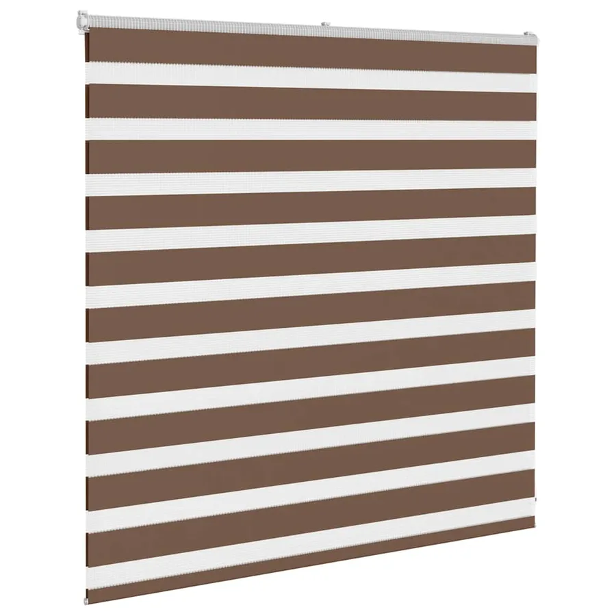 Store zèbre marron 145x100cm largeur du tissu 140,9cm polyester - 3