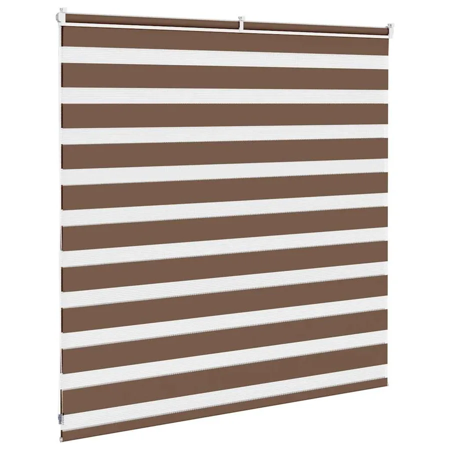Store zèbre marron 145x100cm largeur du tissu 140,9cm polyester - 4